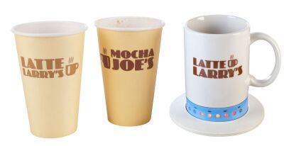 588. Light-Up Latte Larry's Mug and Cup with Mocha Joe's Cup ### CURB YOUR ENTHUSIASM (T.V. SERIES, 2000 - 2024)