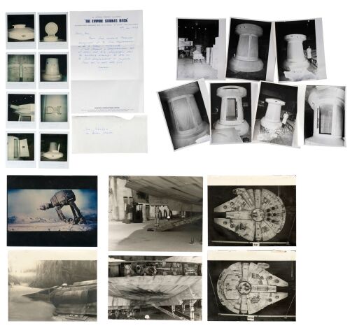978. Set of 29 Production Design Reference Photographs with Norman Reynolds' Handwritten Note to Joe Johnston ### STAR WARS: A NEW HOPE (1977)/STAR WARS: THE EMPIRE STRIKES BACK (1980)