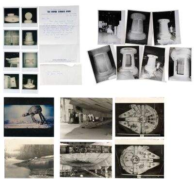978. Set of 29 Production Design Reference Photographs with Norman Reynolds' Handwritten Note to Joe Johnston ### STAR WARS: A NEW HOPE (1977)/STAR WARS: THE EMPIRE STRIKES BACK (1980)