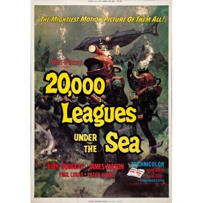 352. 40 x 60; Fine+ Rolled ### 20,000 LEAGUES UNDER THE SEA (R-1971)