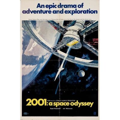 353. One Sheet (27" x 41"); Style A; Fine Folded ### 2001: A SPACE ODYSSEY (1968)