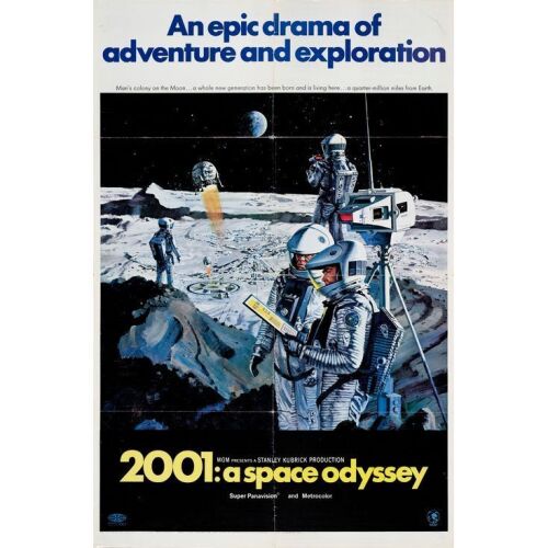 354. One Sheet (27" x 41"); Style B; Fine- Folded ### 2001: A SPACE ODYSSEY (1968)