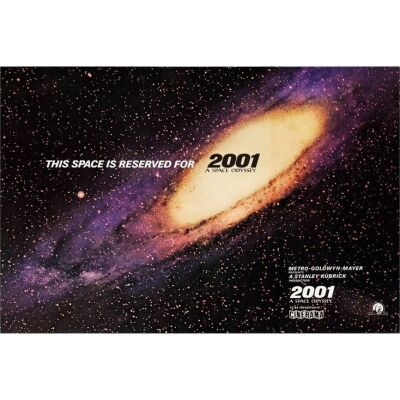 357. Theatre Promo Poster (19" x 13"); Cinerama Style; Very Fine+ Rolled ### 2001: A SPACE ODYSSEY (1968)