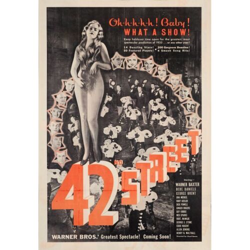 360. Advance Mailer Poster (27.25" x 39.75"); Double-Sided; Very Fine- on Linen ### 42ND STREET (1933)