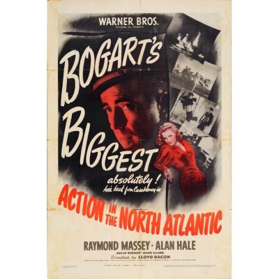 364. One Sheet (27" x 41"); Fine- Folded ### ACTION IN THE NORTH ATLANTIC (1943)