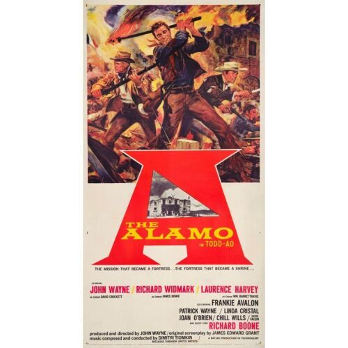 372. Three Sheet (41" x 79"); Todd-AO Roadshow Style; Fine- on Linen ### THE ALAMO (1960)