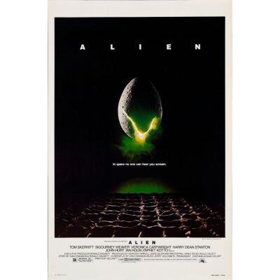 374. One Sheet (27" x 41"); Very Fine Rolled ### ALIEN (1979)