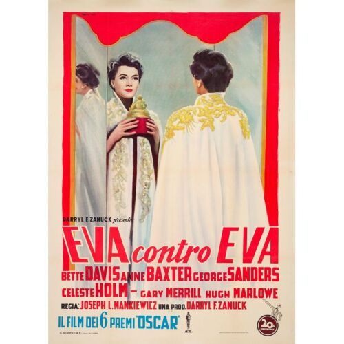 378. Italian Two Fogli (39" x 55"); Very Fine+ on Linen ### ALL ABOUT EVE (1951)