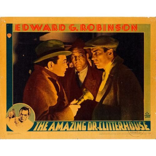 381. Lobby Card (11" x 14"); Linen Finish; Fine+ ### THE AMAZING DR. CLITTERHOUSE (1938)