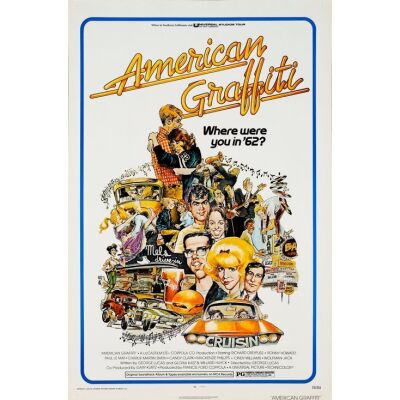 382. One Sheet (27" x 41"); Very Fine+ Tri-Folded ### AMERICAN GRAFFITI (1973)