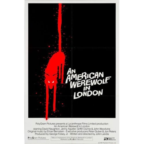 384. One Sheet (26" x 40"); International Style; Very Fine+ Folded ### AN AMERICAN WEREWOLF IN LONDON (1981)