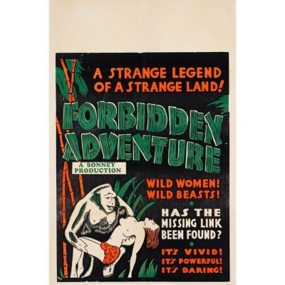 385. One Sheet (28" x 43"); Forbidden Adventure Style; Very Fine- on Linen ### ANGKOR (R-1938)