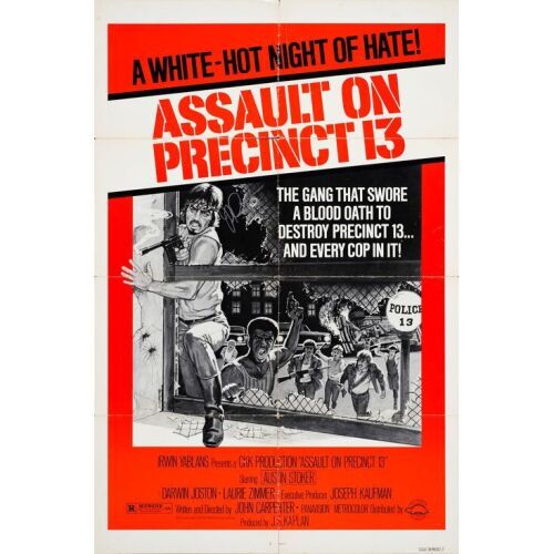 391. One Sheet (27" x 41") Signed by John Carpenter; Very Fine+ Folded ### ASSAULT ON PRECINCT 13 (1976)