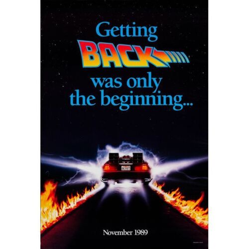 401. Full-Bleed One Sheet (27" x 40"); Teaser; Very Fine+ Rolled ### BACK TO THE FUTURE PART II (1989)