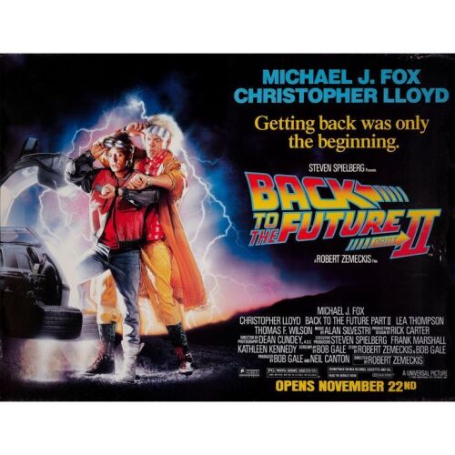 402. Full-Bleed Subway Poster (46" x 60"); Advance; Fine+ Rolled ### BACK TO THE FUTURE PART II (1989)