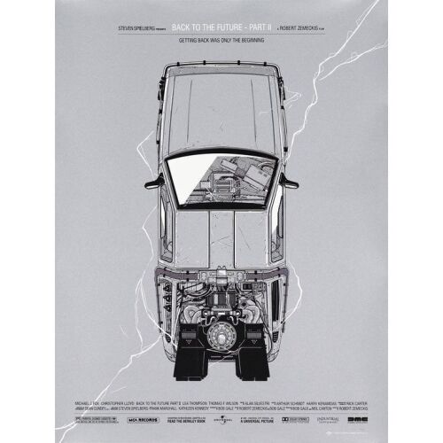 403. Limited Edition Metallic Screen-Printed Poster (18" x 24"); Limited Edition #299/330; Very Fine+ Rolled ### BACK TO THE FUTURE PART II (2012)