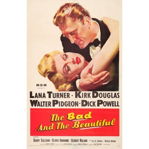 404. One Sheet (27" x 42"); Very Fine on Linen ### THE BAD AND THE BEAUTIFUL (1952)