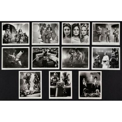 414. Vintage Original B&W Single-Weight Glossy Photographs (11) (8" x 10"); Very Fine ### BATTLESTAR GALACTICA (1978)