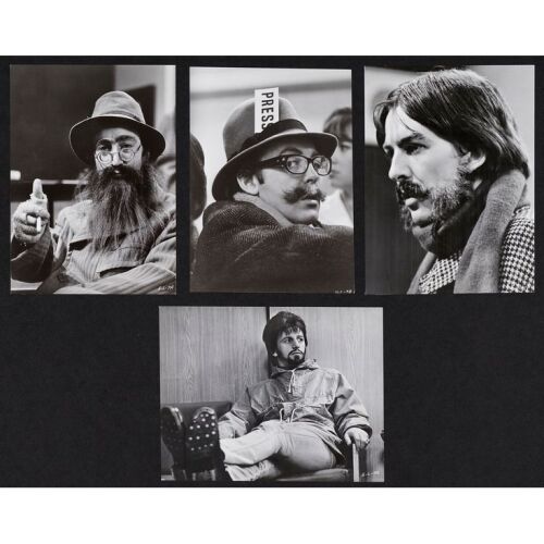 419. Vintage Original B&W Full-Bleed Single-Weight Glossy Photographs (4) (Various Sizes); Full-Bleed and Untrimmed; Very Fine+ ### THE BEATLES: HELP! (1965)
