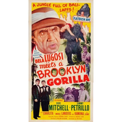 424. Three Sheet (41" x 78"); Very Fine+ Folded ### BELA LUGOSI MEETS A BROOKLYN GORILLA (1952)
