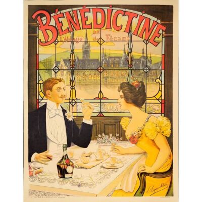 425. Advertising Poster (42" x 54"); Near Mint on Linen ### BENEDICTINE (1998)