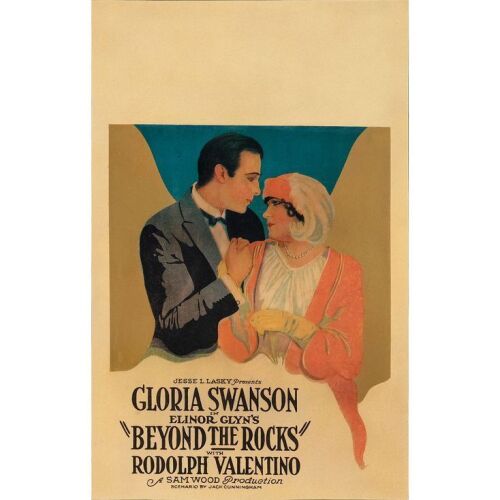 428. Window Card (14" x 22"); From the Donna Hill Collection; Stone Lithograph; Very Good on Cardstock ### BEYOND THE ROCKS (1922)