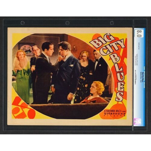429. Lobby Card (11" x 14"); CGC-Graded 8.0; Very Fine ### BIG CITY BLUES (1932)