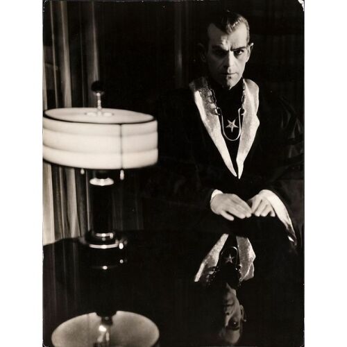 433. Vintage Original B&W Full-Bleed Oversized Double-Weight Glossy Photograph (8.5" x 11.75"); Very Fine- ### THE BLACK CAT (1934)