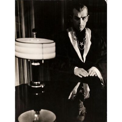 433. Vintage Original B&W Full-Bleed Oversized Double-Weight Glossy Photograph (8.5" x 11.75"); Very Fine- ### THE BLACK CAT (1934)