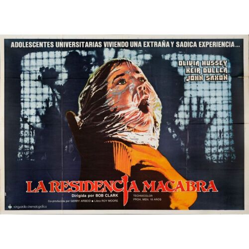434. Argentinian One Sheet and Two Sheet (2) and US Pressbook (27" x 41", 42" x 58" and 11" x 14") Signed by Olivia Hussey (1); Very Fine Folded ### BLACK CHRISTMAS (1974)