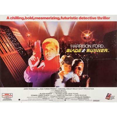 442. British Quad (30" x 30"); Very Fine- Folded ### BLADE RUNNER (1982)