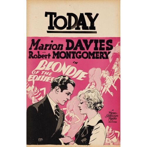 447. Window Card (14" x 22"); Very Fine ### BLONDIE OF THE FOLLIES (1932)