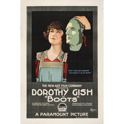 454. One Sheet (28" x 42"); From the Donna Hill Collection; Stone Lithograph; Very Fine+ on Linen ### BOOTS (1919)