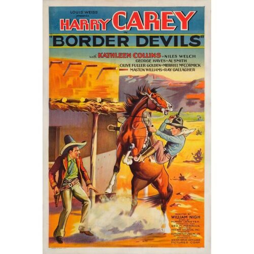 455. One Sheet (27" x 41"); Stone Lithograph; Fine+ on Linen ### BORDER DEVILS (1932)