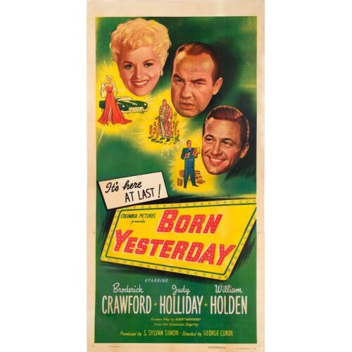 456. Three Sheet (41" x 80"); Very Fine- on Linen ### BORN YESTERDAY (1950)