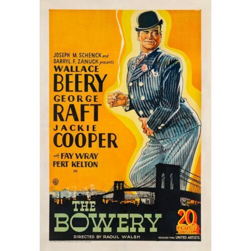458. One Sheet (28" x 41"); Stone Lithograph; Fine- on Linen ### THE BOWERY (1933)
