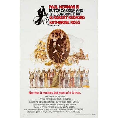 467. One Sheet (27" x 41"); Style A; Very Fine+ Folded ### BUTCH CASSIDY AND THE SUNDANCE KID (1969)