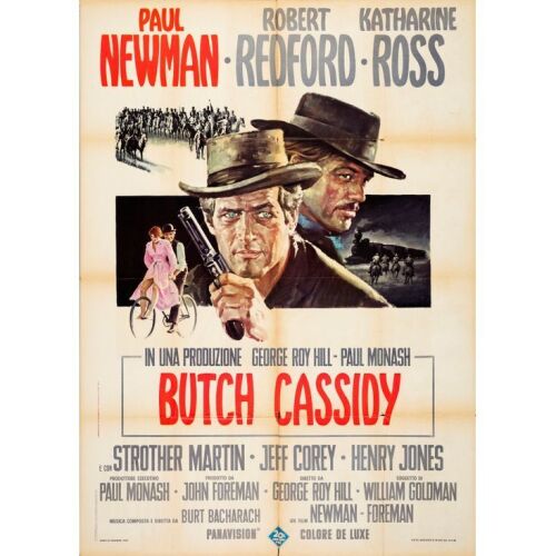 469. Italian Two Fogli (39" x 55"); Very Fine Folded ### BUTCH CASSIDY AND THE SUNDANCE KID (1969)