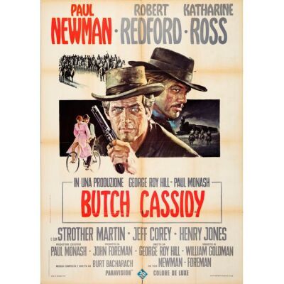469. Italian Two Fogli (39" x 55"); Very Fine Folded ### BUTCH CASSIDY AND THE SUNDANCE KID (1969)