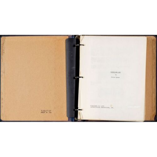 473. Film Script (8.5" x 11"); Written by Peter Hyams; Fine+ ### CAPRICORN ONE (1977)