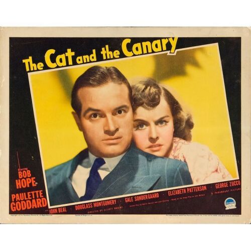 476. Lobby Card (11" x 14"); Fine+ ### THE CAT AND THE CANARY (1939)