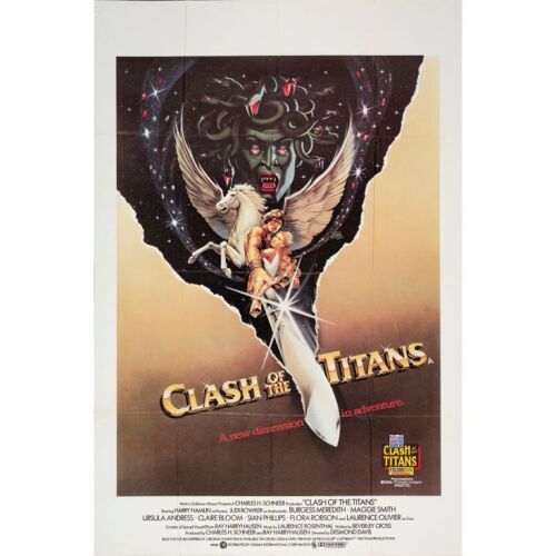 490. British Double Quad (40" x 60"); Very Fine Folded ### CLASH OF THE TITANS (1981)
