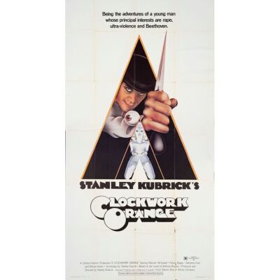 493. Three Sheet (41" x 77"); R-Rated Style; Very Fine+ Folded ### A CLOCKWORK ORANGE (1971)