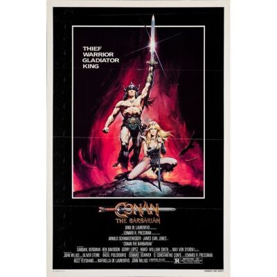 497. One Sheet (27" x 41"); Advance; Fine+ on Linen ### CONAN THE BARBARIAN (1982)
