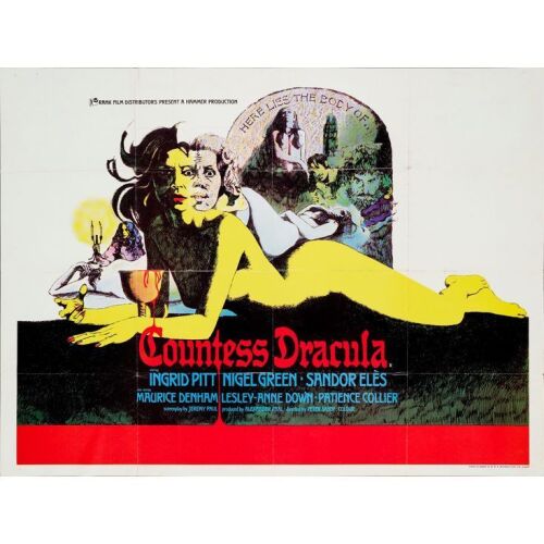 501. British Quad (40" x 30"); Country-of-Origin; Very Fine Folded ### COUNTESS DRACULA (1971)