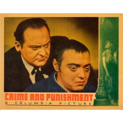 508. Lobby Card (11" x 14"); Very Fine- ### CRIME AND PUNISHMENT (1935)