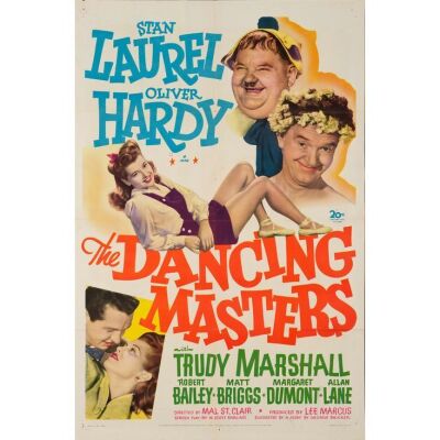 513. One Sheet (27" x 41"); From The Royal Theatre Collection; Very Fine Folded ### THE DANCING MASTERS (1943)