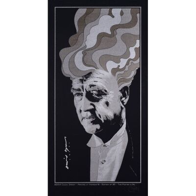 515. Limited Edition Print (18" x 35") Signed by David Lynch and Chuck Sperry (Beckett COA); "In Dreams" Satin Black Edition, Hand-Numbered Limited Edition #2/15; Very Fine+ Rolled ### DAVID LYNCH (2014)
