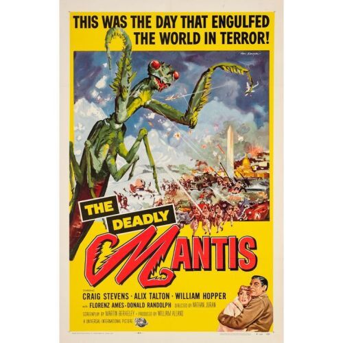 519. One Sheet (27" x 41"); Very Fine+ on Linen ### THE DEADLY MANTIS (1957)