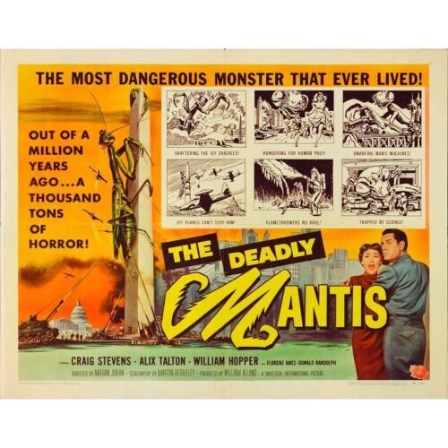 520. Half Sheet (28" x 22"); Very Fine+ Folded ### THE DEADLY MANTIS (1957)